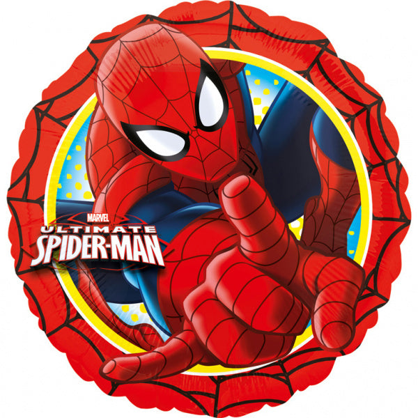 Balon helowy Spiderman 43 cm pusty