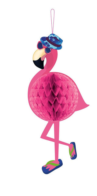 Hawaii Honeycomb Flamingo 58 cm