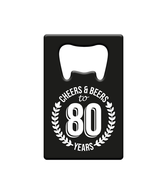 Otwieracz do piwa 80 lat Cheers & Beers