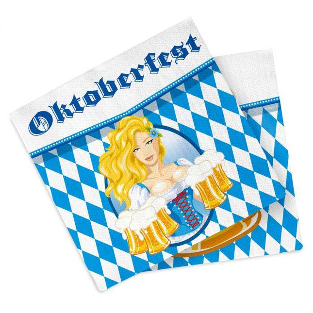 Serwetki Oktoberfest 33cm 20szt