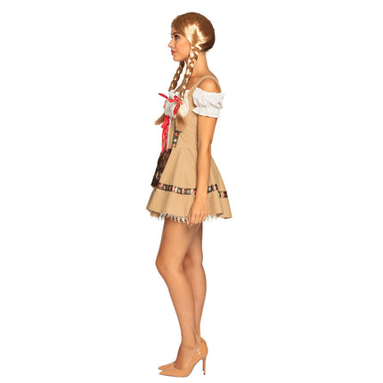 Dirndl Dress Oktoberfest Brown