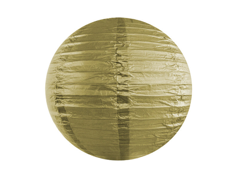 Złoty Lampion Okrągły 35cm