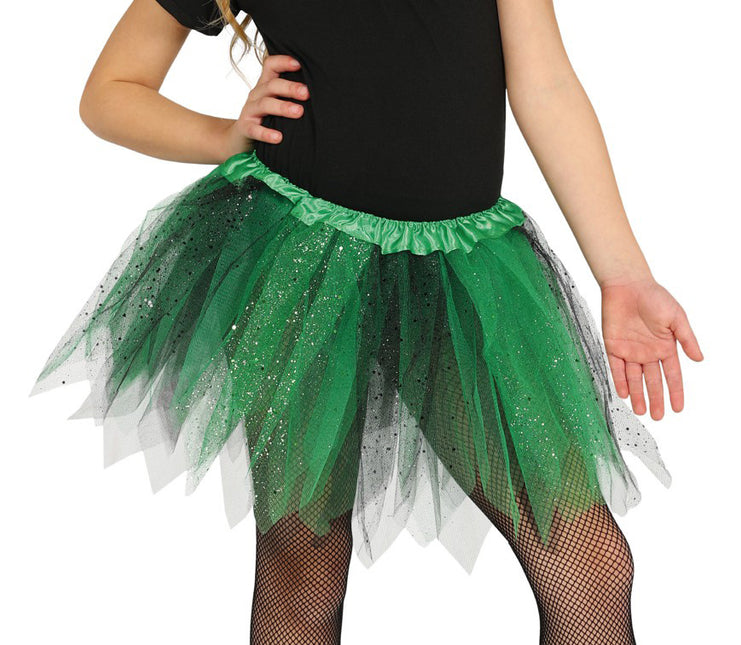 Zielona Tutu Glitter Child 31cm