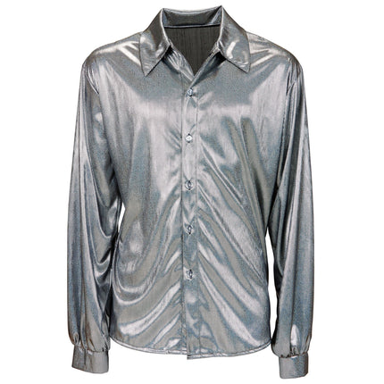 Disco 70S Shirt Silver Men