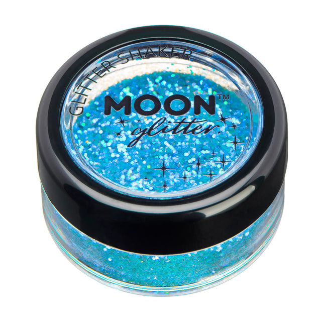 Moon Glitter Iridescent Glitter Shakers Blue 5g