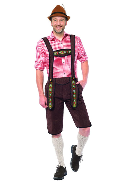 Lederhosen Lang Dark Brown