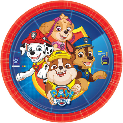 Talerze Paw Patrol 22,8 cm 8 szt.