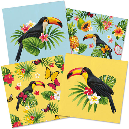 Serwetki Hawaii Toucan 33cm 20szt