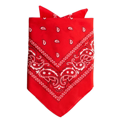 Bandana tradycyjna czerwona 55 cm