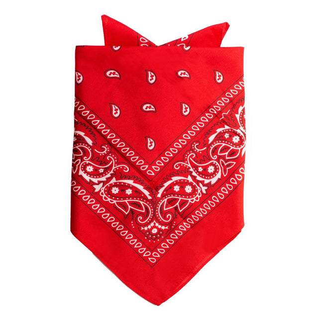 Bandana tradycyjna czerwona 55 cm