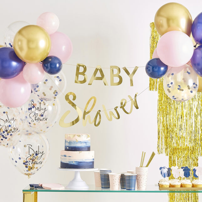 Dekoracja stołu Pudełko na imiona Baby Shower