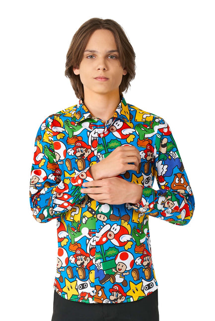 Super Mario Shirt Boy Teen OppoSuits