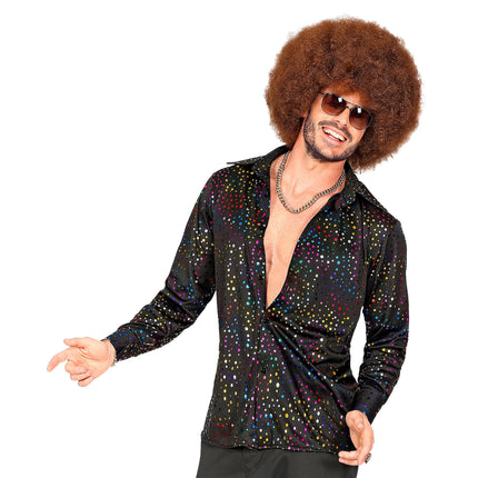 Bluza Disco 70S Black Men Metallic