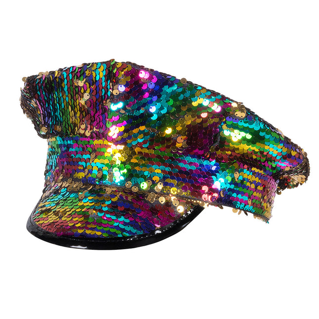 Czapka Reversible Rainbow Gold