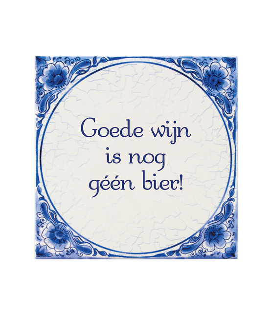 Delft Blue Tile Wine 14,5 cm