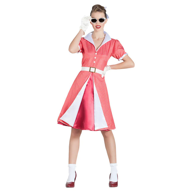 Rock N Roll 50S Dress Pink Ladies