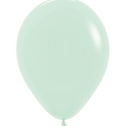 Balony Pastel Matte Green 25cm 100szt