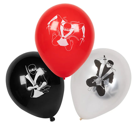 Balony Ninja 25cm 6szt