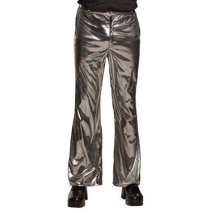 Silver Disco Trousers M/L