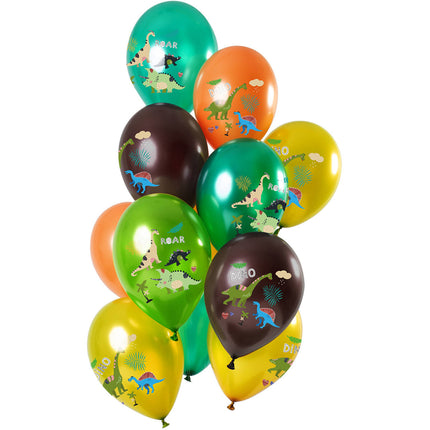 Balony dinozaury 30cm 12szt