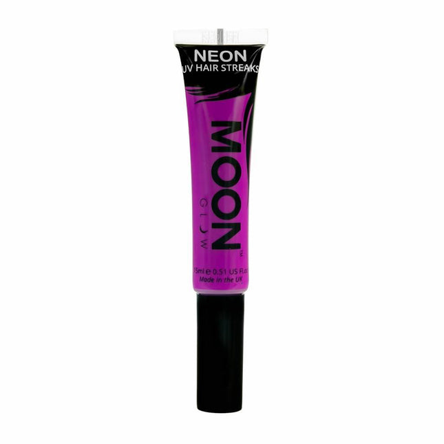 Moon Glow Neon UV pasemka do włosów intensywnie fioletowe