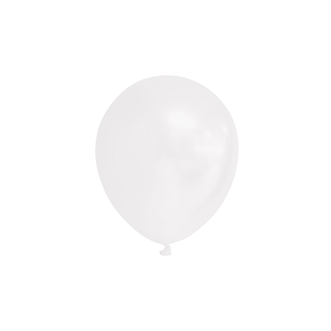 Balony białe 13cm 100szt