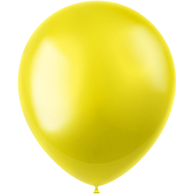 Żółte balony Metallic Zesty Yellow 33cm 100szt