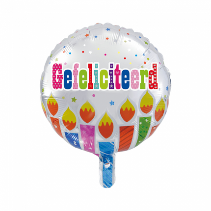 Balon helowy Gratulacje 45 cm pusty