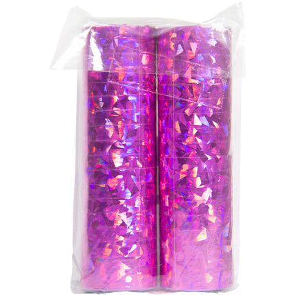 Fuchsia Serpentines Holographic 4m 18 pierścieni 2szt.