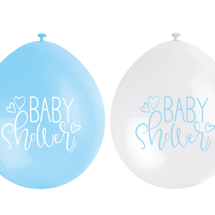 Balony urodzinowe Baby Shower Blue 25cm 10szt