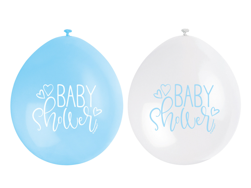 Balony urodzinowe Baby Shower Blue 25cm 10szt