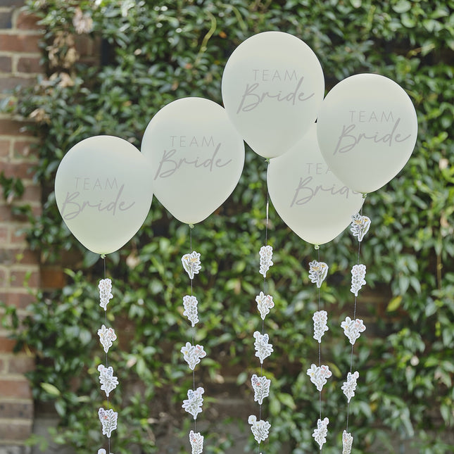 Balony Team Bride 30cm 5szt