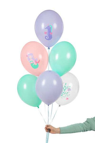 Balony syrenki 30cm 6szt