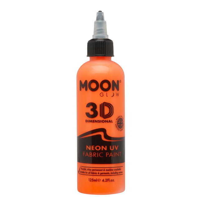 Farba do tekstyliów Moon Glow Neon UV Intense Orange 125ml