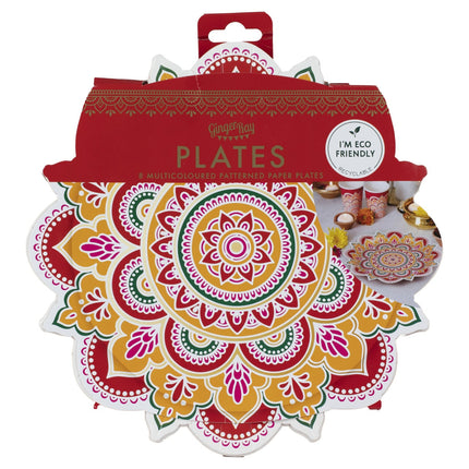 Talerze Diwali 27cm 8szt