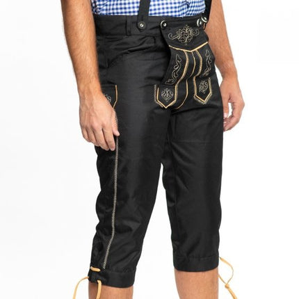 Lederhosen Lang Black i szelki