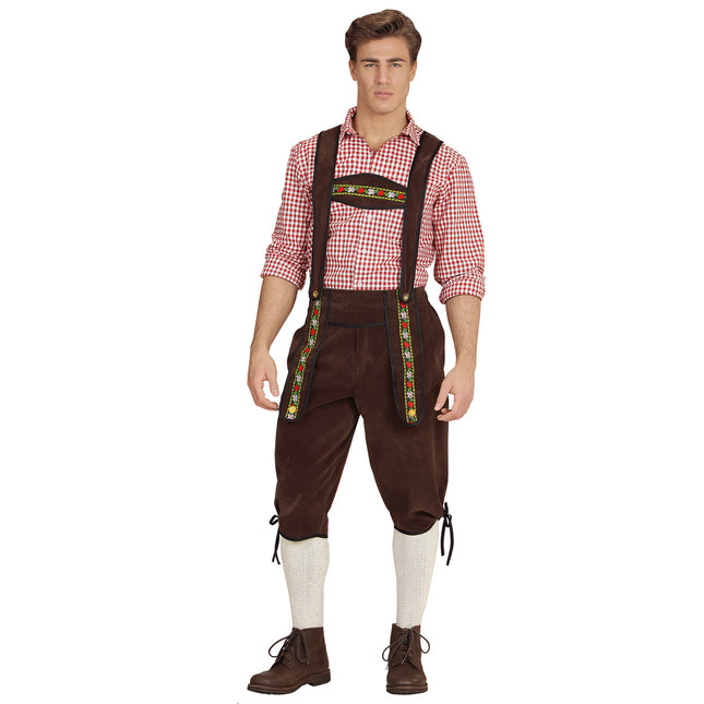 Oktoberfest Lederhosen Brown Men