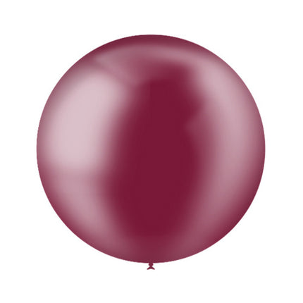 Balon Gigant Bordeaux Czerwony Przezroczysty 60cm