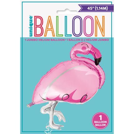 Balon helowy Flamingo 89 cm pusty