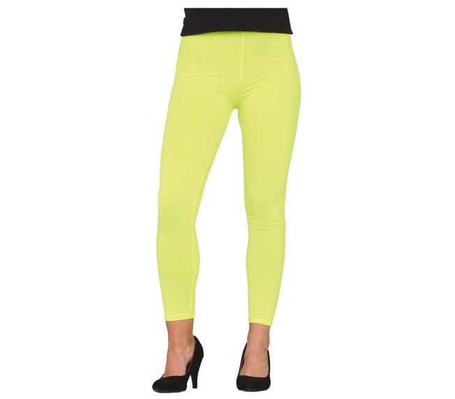 Legginsy Neon Żółty