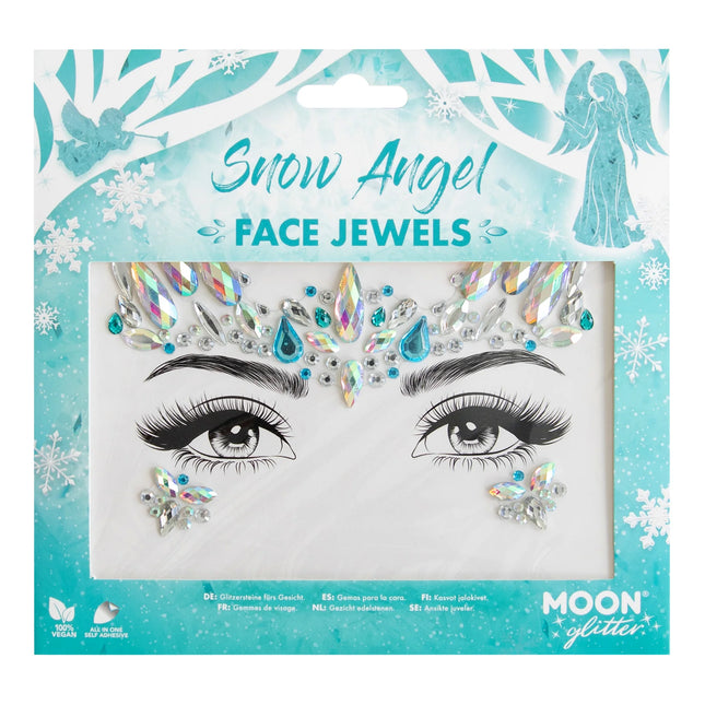 Moon Glitter Face Jewels Śnieżny Anioł