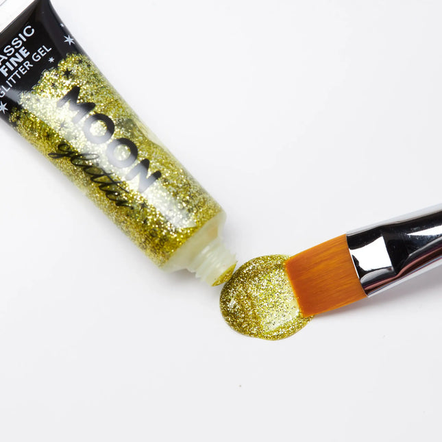 Moon Glitter Classic Fine Glitter Gel Gold 12ml