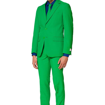 Mężczyźni w zielonych garniturach OppoSuits