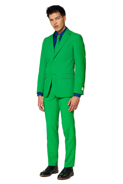 Mężczyźni w zielonych garniturach OppoSuits