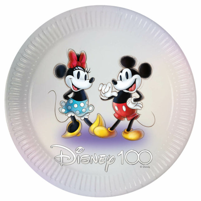 Talerze Micky & Minnie Mouse 23cm 8szt.