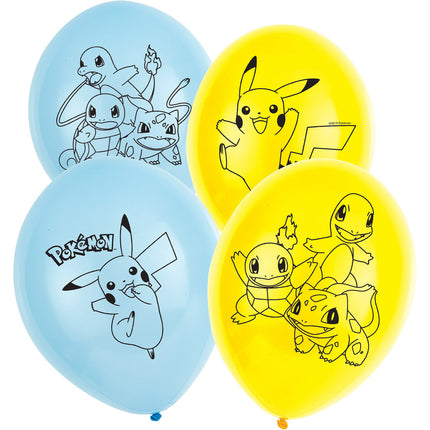 Balony Pokemon 28cm 6szt