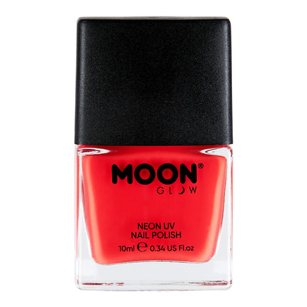 Moon Glow Intense Neon UV Nail Polish Intensywna czerwień 14ml