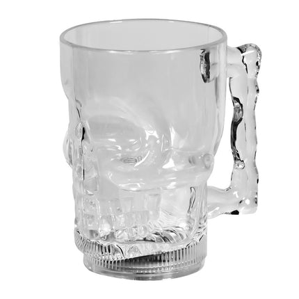 Halloween Illuminating Glass Skull 400ml