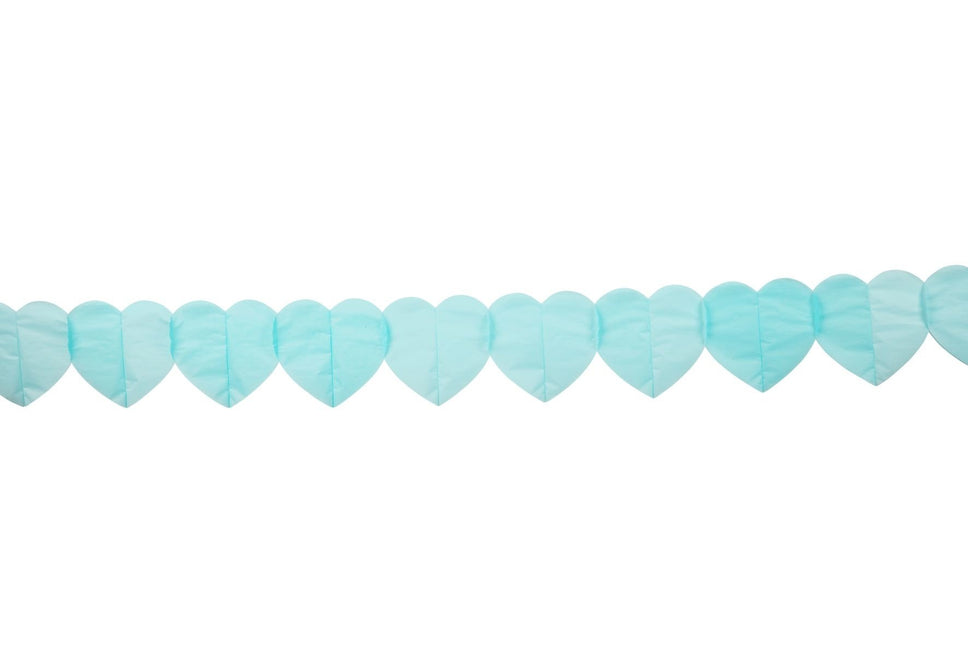 Garland of Hearts Blue 6m