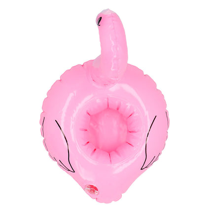 Nadmuchiwany uchwyt na kubek Flamingo 18 cm